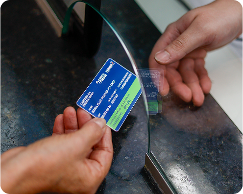 Validação da carteira no guichê